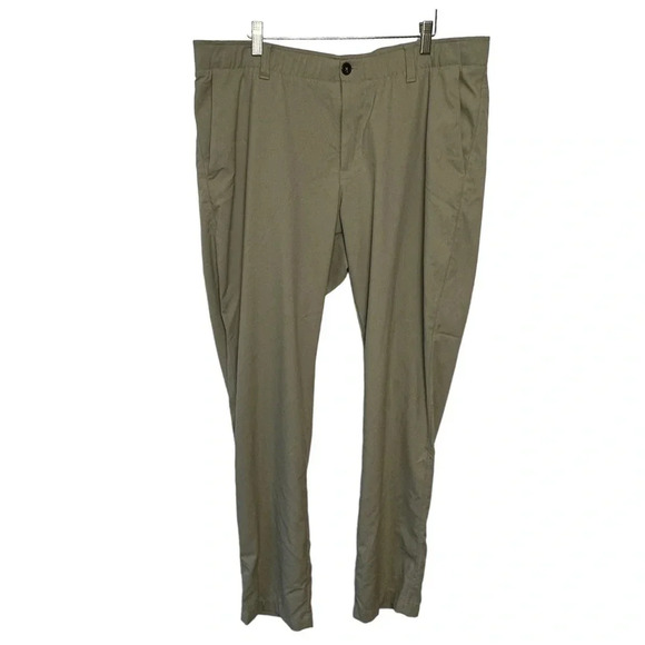 Under Amour The Showdown 40/32 tan performance pants - Picture 3 of 7